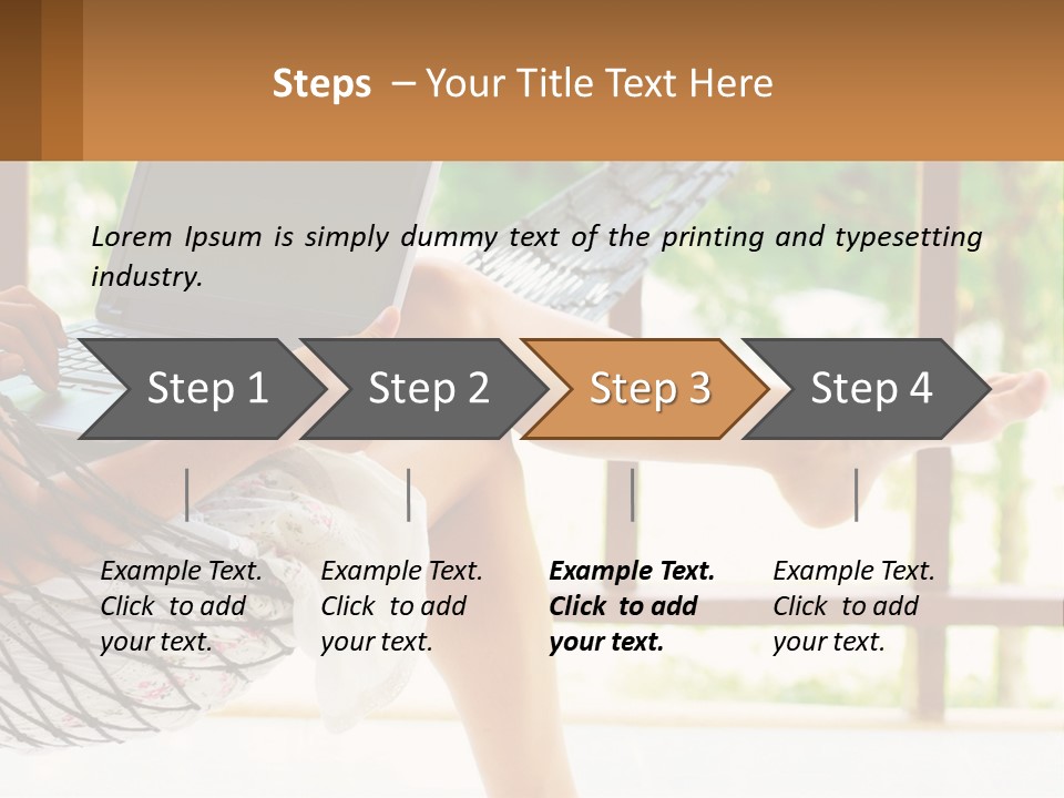 Job Day Hammock PowerPoint Template