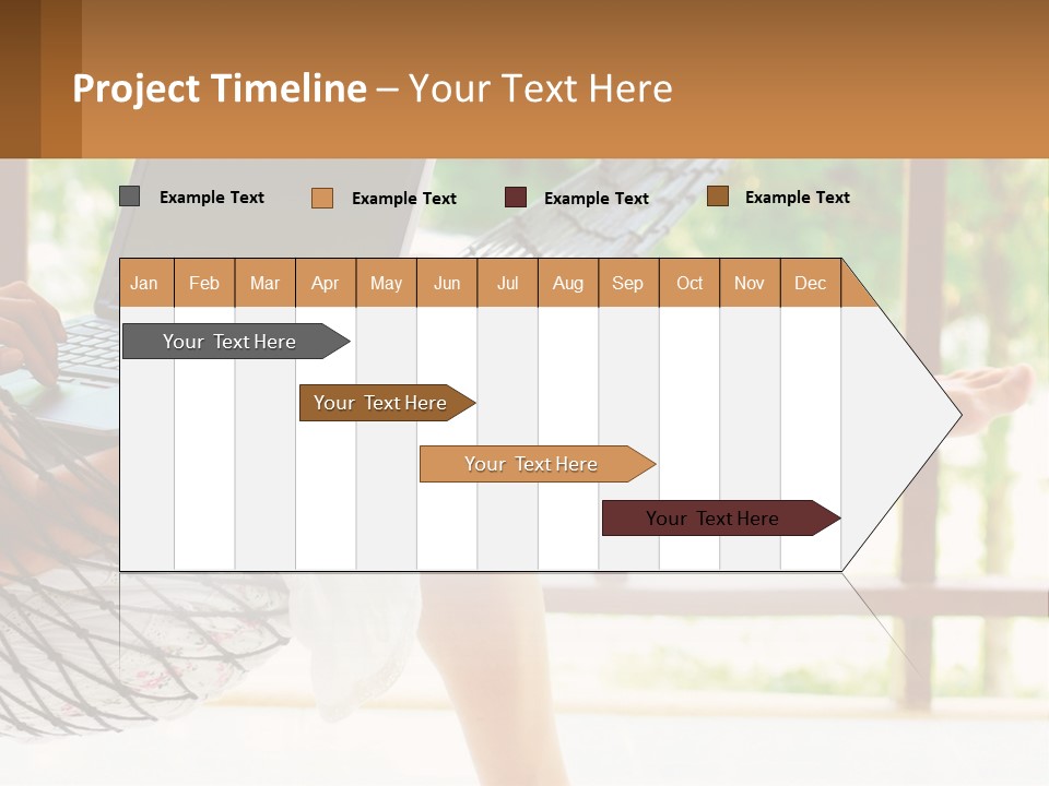 Job Day Hammock PowerPoint Template