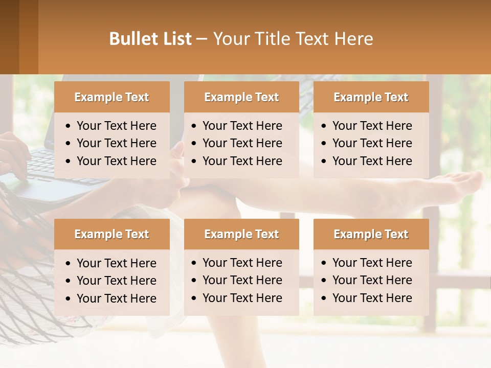 Job Day Hammock PowerPoint Template