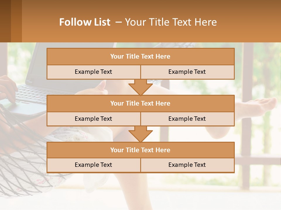Job Day Hammock PowerPoint Template