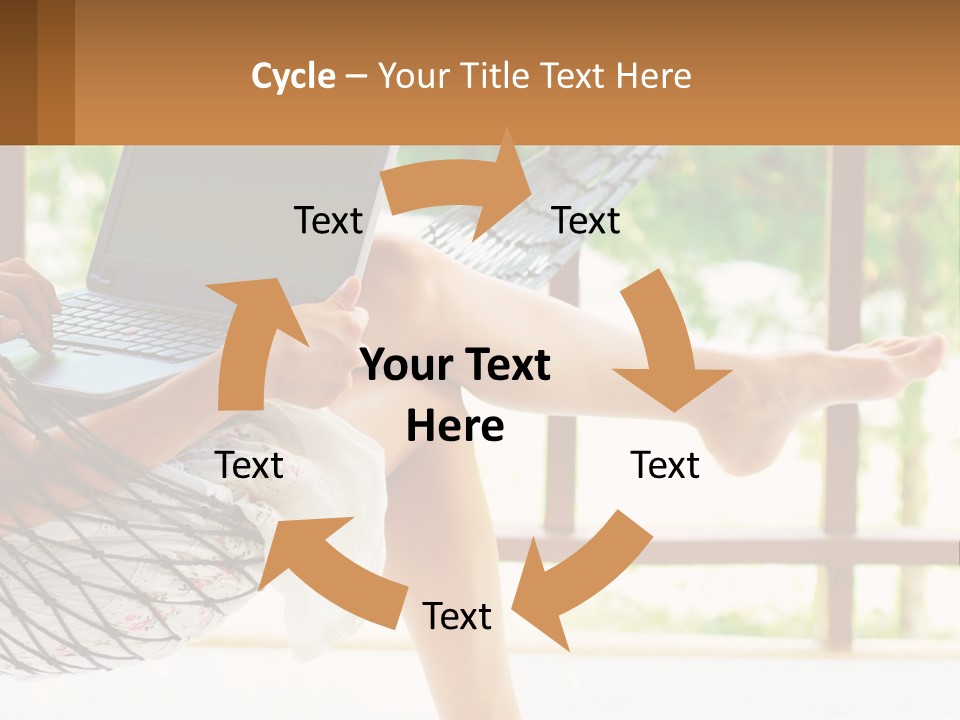 Job Day Hammock PowerPoint Template