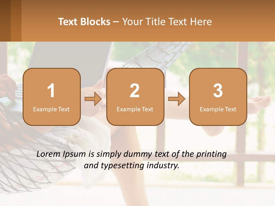 Job Day Hammock PowerPoint Template