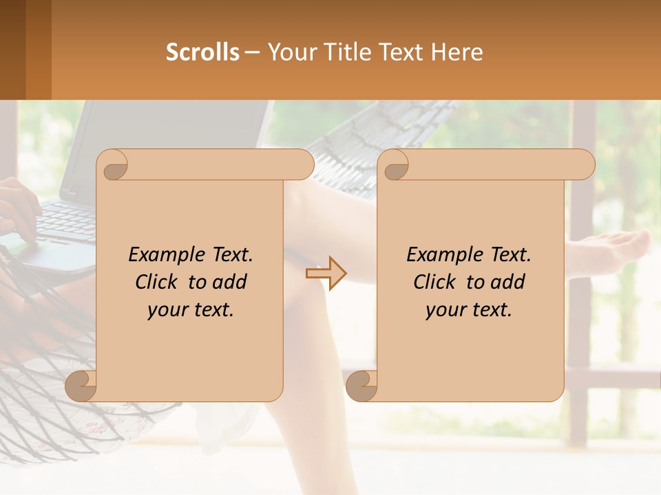 Job Day Hammock PowerPoint Template