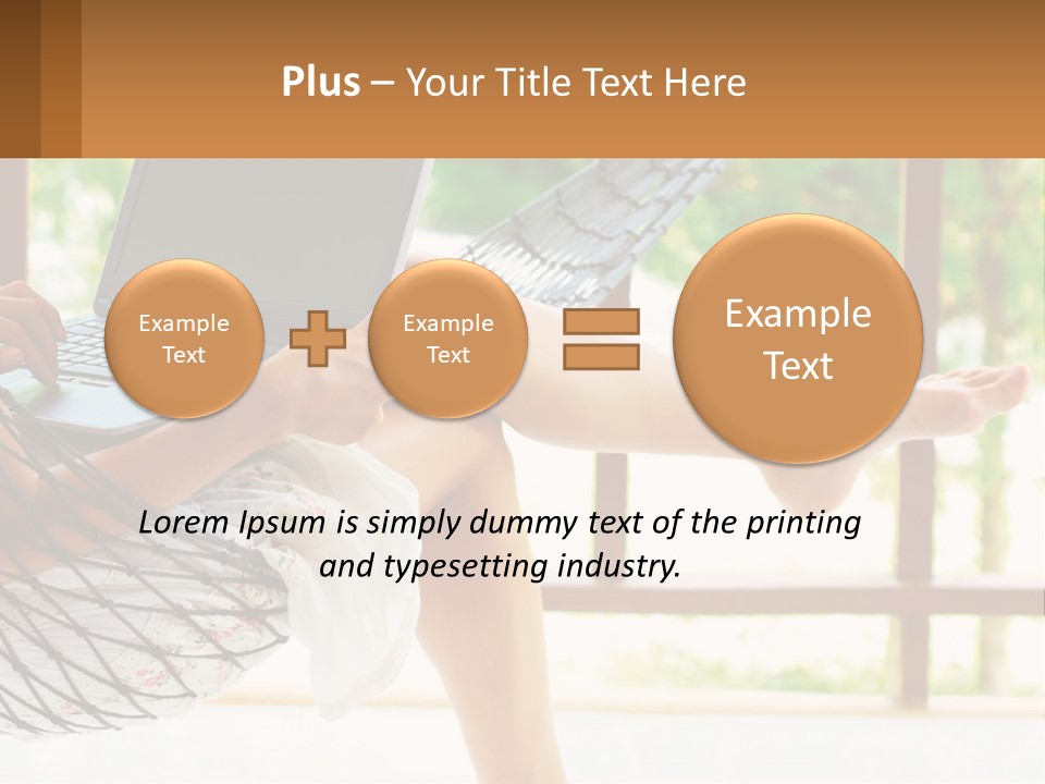 Job Day Hammock PowerPoint Template