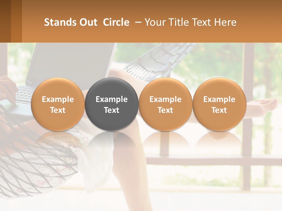 Job Day Hammock PowerPoint Template