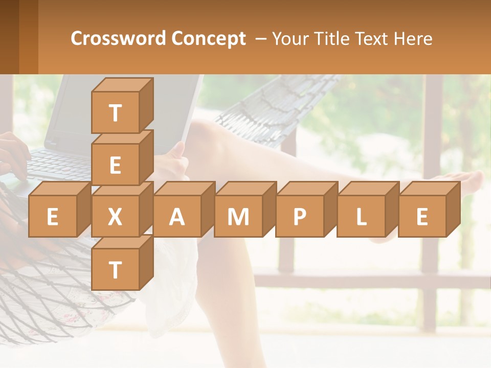 Job Day Hammock PowerPoint Template