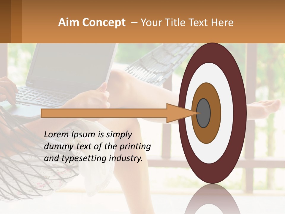 Job Day Hammock PowerPoint Template