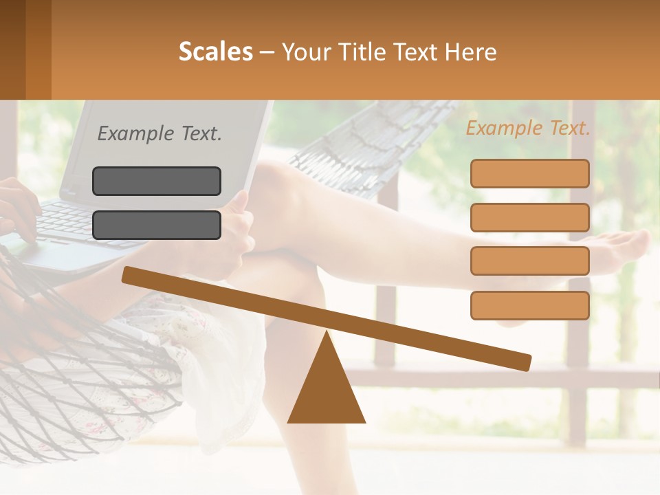 Job Day Hammock PowerPoint Template