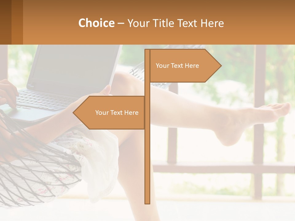 Job Day Hammock PowerPoint Template