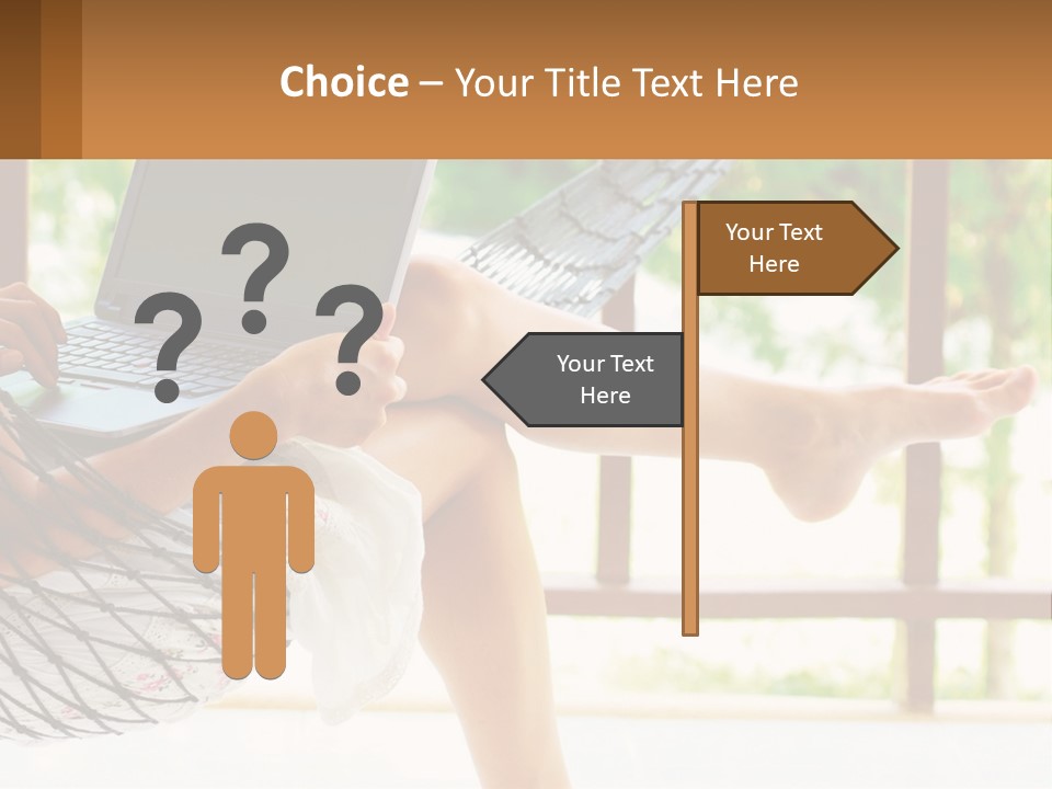 Job Day Hammock PowerPoint Template