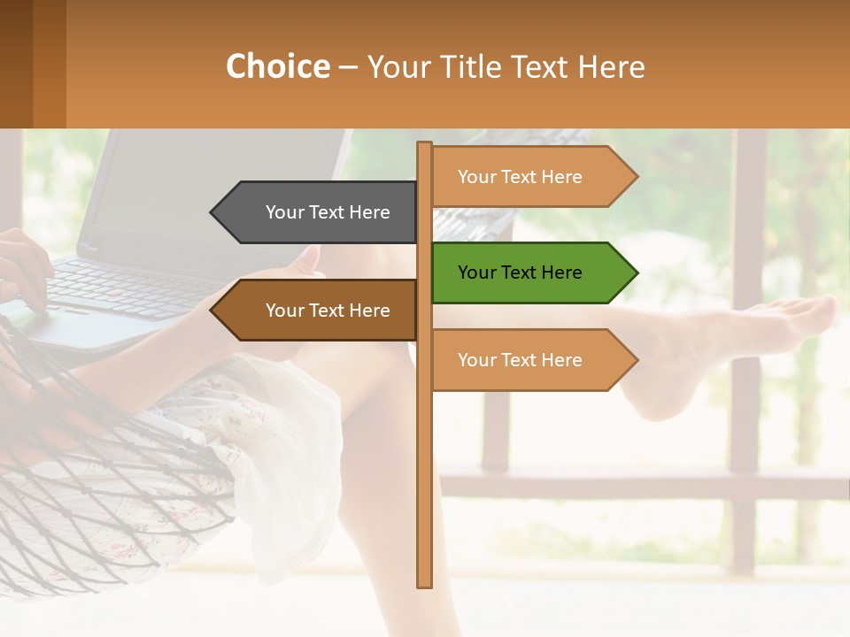 Job Day Hammock PowerPoint Template