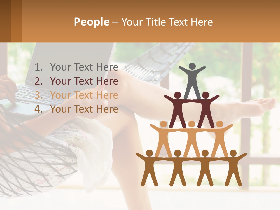 Job Day Hammock PowerPoint Template