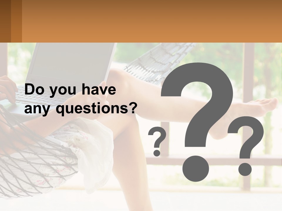 Job Day Hammock PowerPoint Template