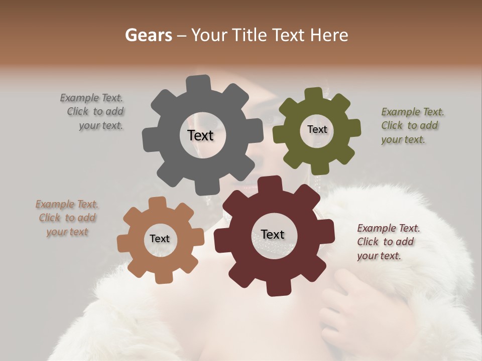 Makeup Romantic Fashion PowerPoint Template