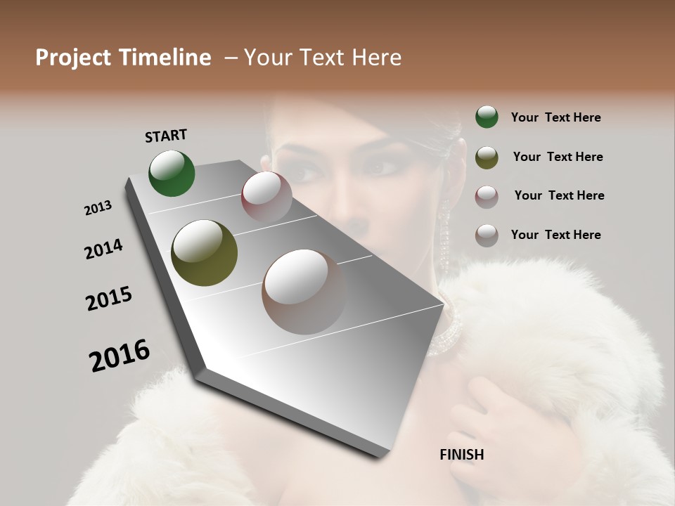 Makeup Romantic Fashion PowerPoint Template