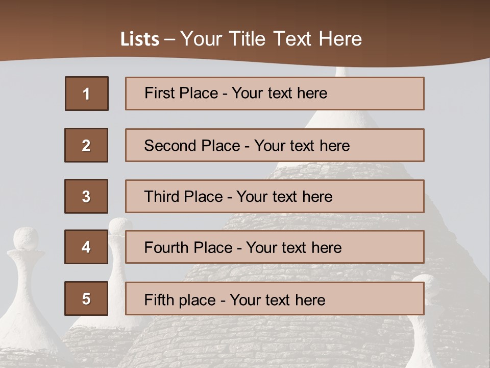 Apulia Typical Trullo PowerPoint Template