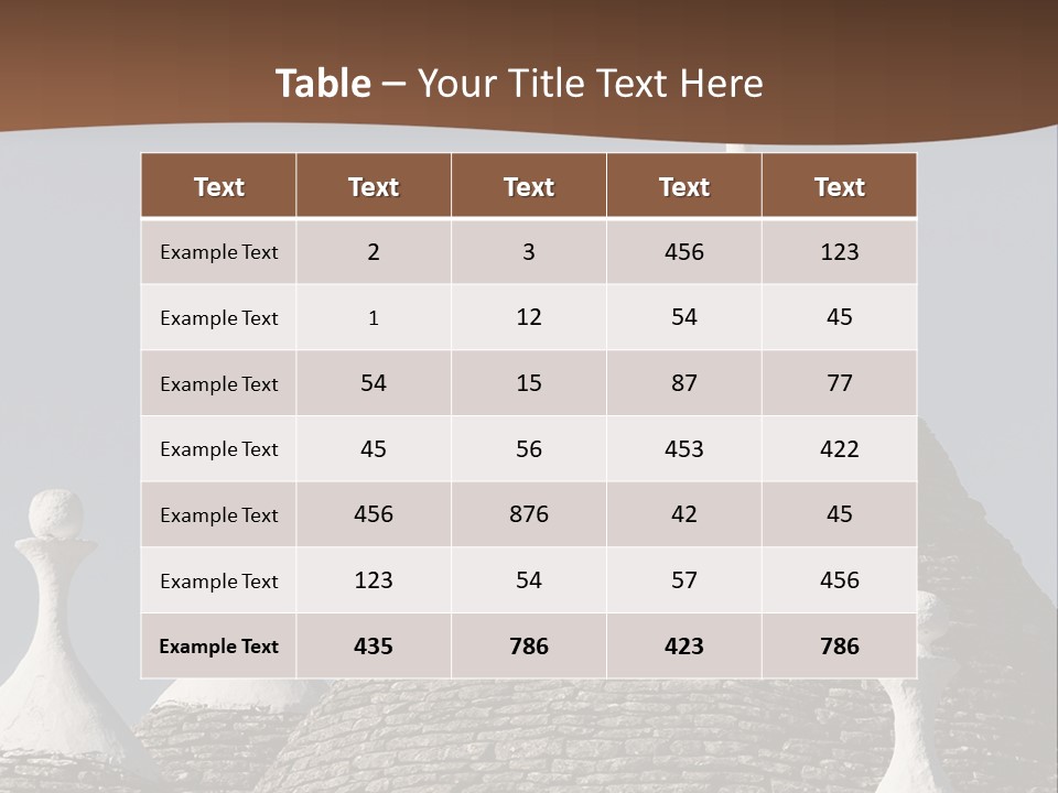 Apulia Typical Trullo PowerPoint Template