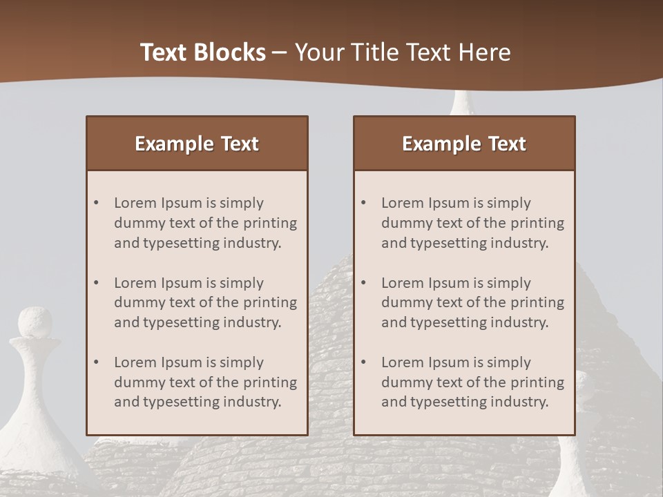 Apulia Typical Trullo PowerPoint Template