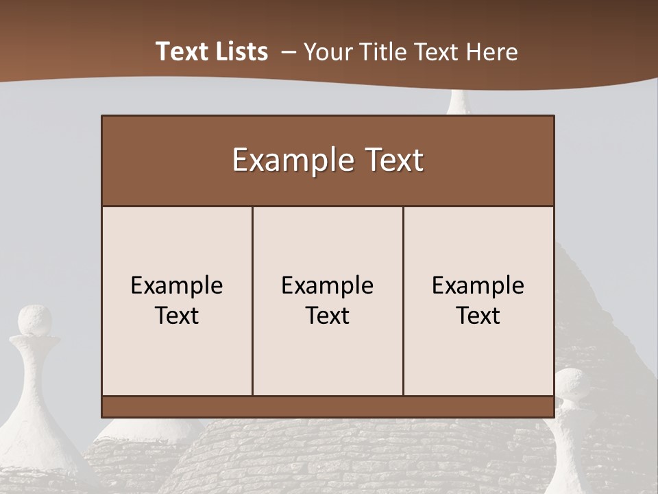Apulia Typical Trullo PowerPoint Template