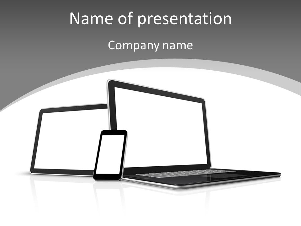 Work Blank Space Connection PowerPoint Template