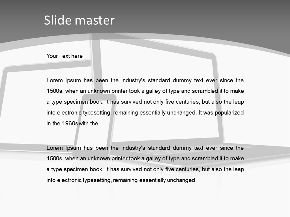 Work Blank Space Connection PowerPoint Template