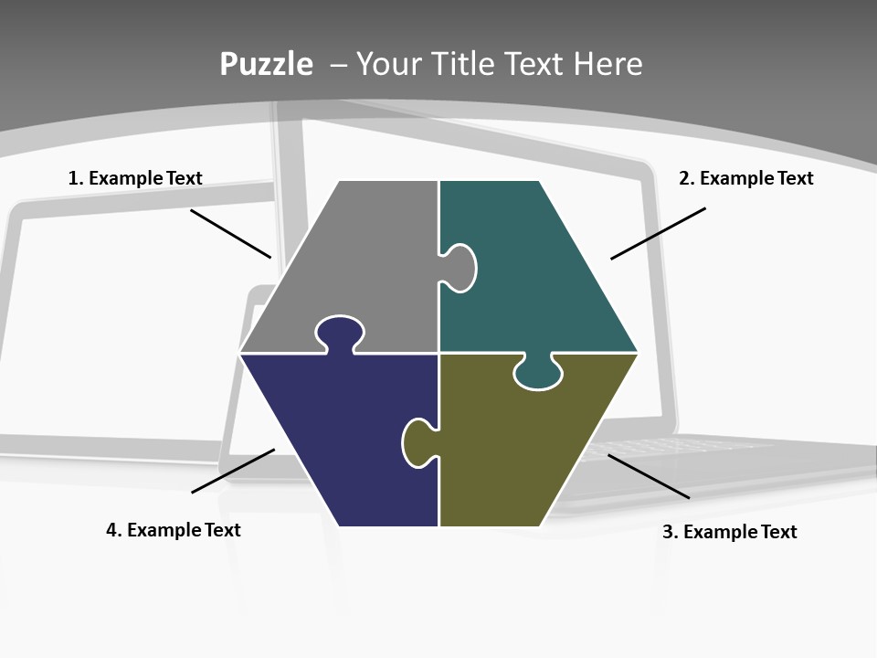 Work Blank Space Connection PowerPoint Template