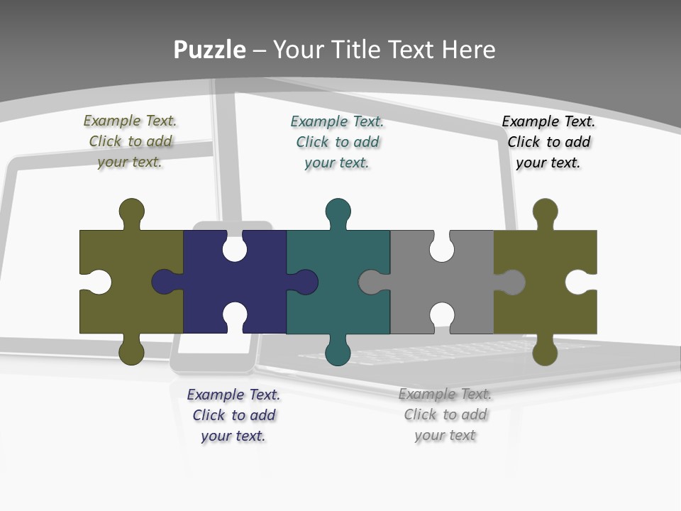 Work Blank Space Connection PowerPoint Template