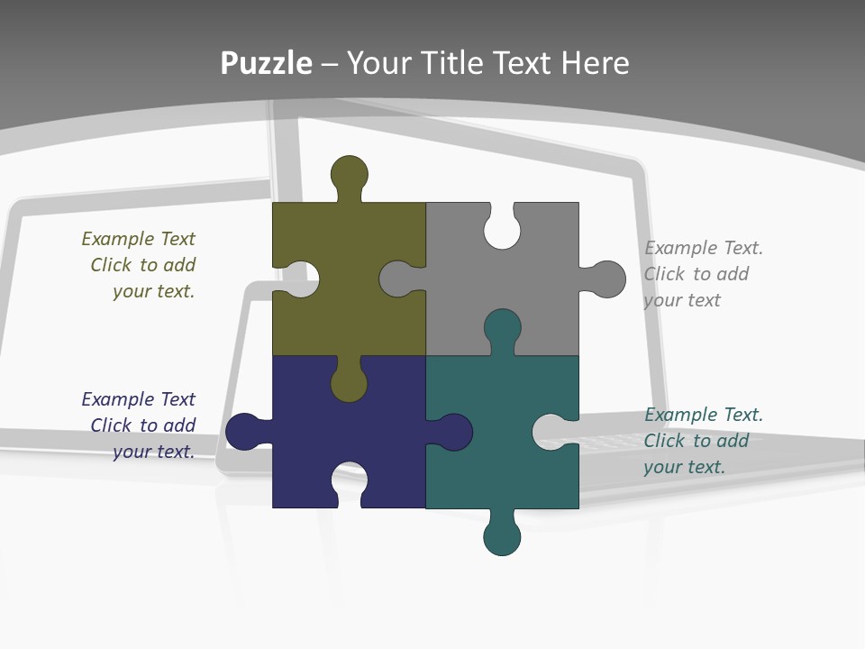 Work Blank Space Connection PowerPoint Template