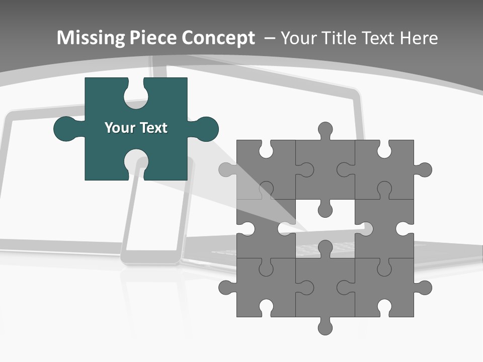 Work Blank Space Connection PowerPoint Template