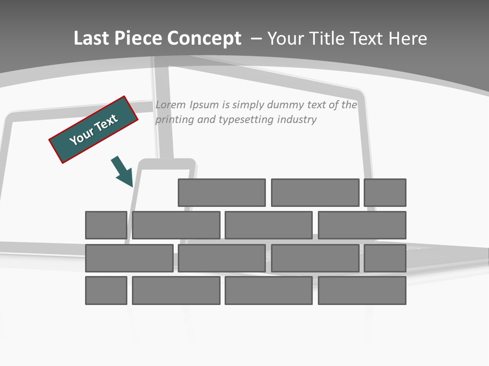Work Blank Space Connection PowerPoint Template