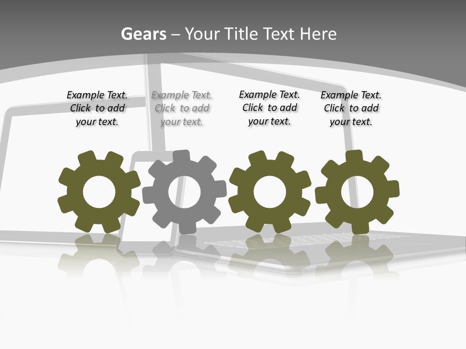 Work Blank Space Connection PowerPoint Template