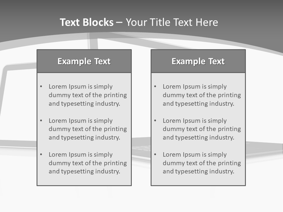 Work Blank Space Connection PowerPoint Template