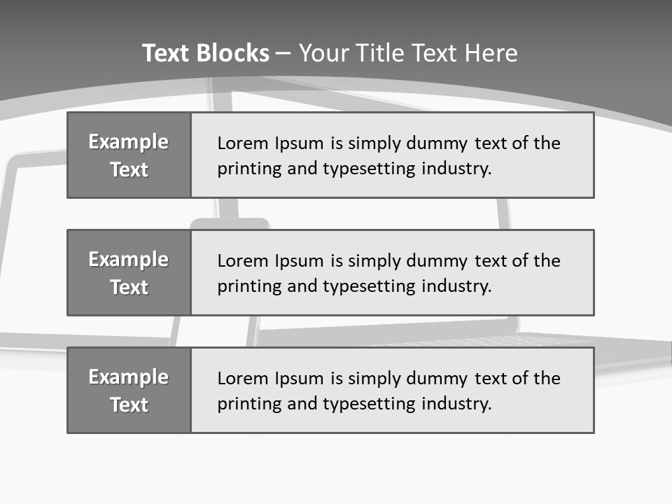 Work Blank Space Connection PowerPoint Template