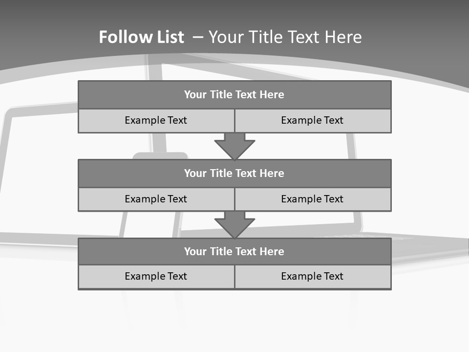 Work Blank Space Connection PowerPoint Template