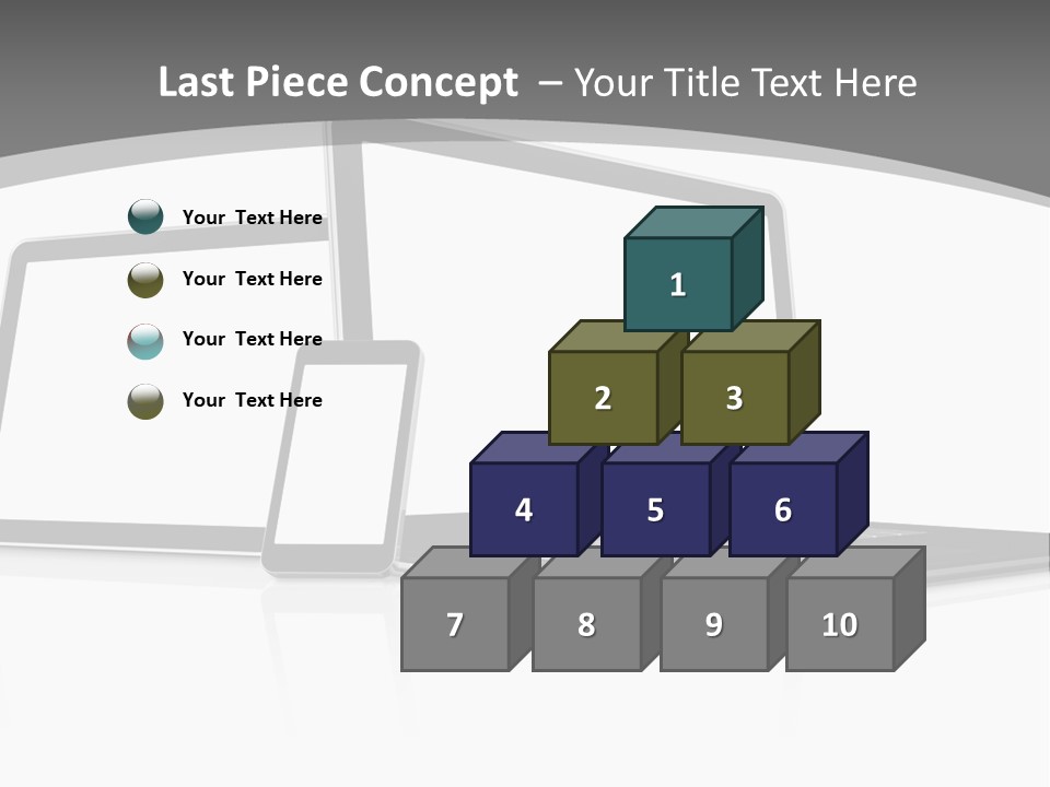 Work Blank Space Connection PowerPoint Template
