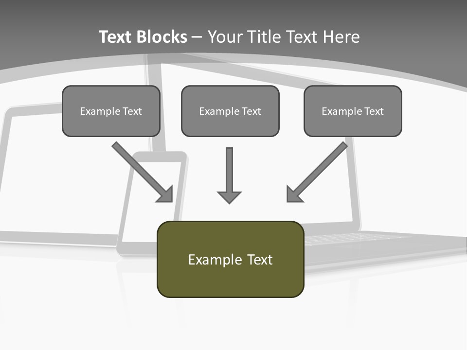 Work Blank Space Connection PowerPoint Template