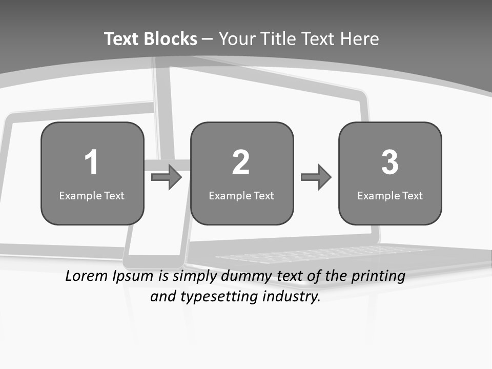 Work Blank Space Connection PowerPoint Template