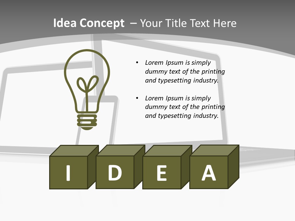 Work Blank Space Connection PowerPoint Template