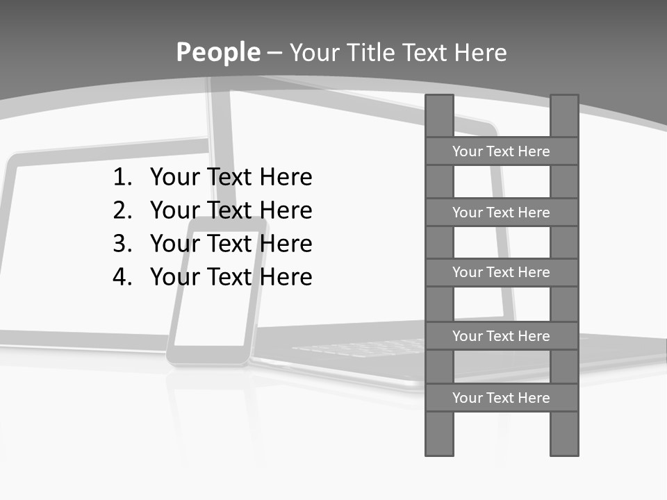 Work Blank Space Connection PowerPoint Template