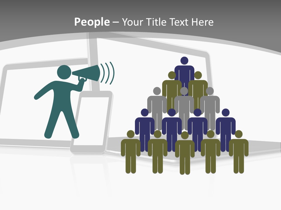 Work Blank Space Connection PowerPoint Template