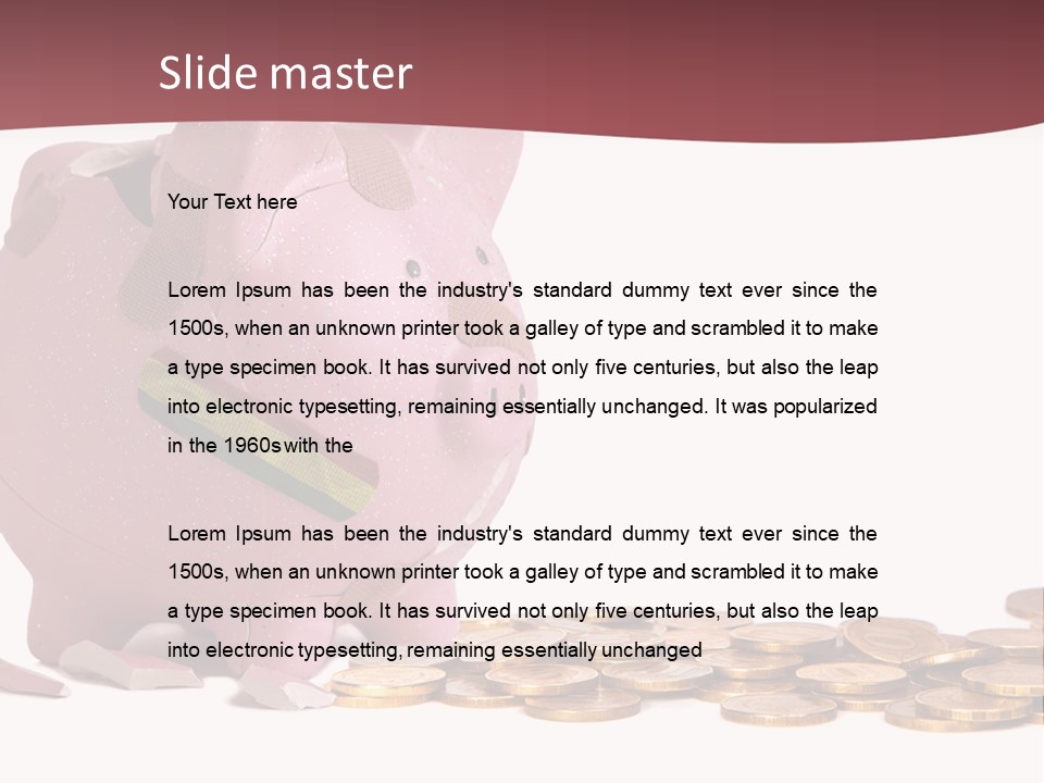 Finance Home Finances Recovery PowerPoint Template