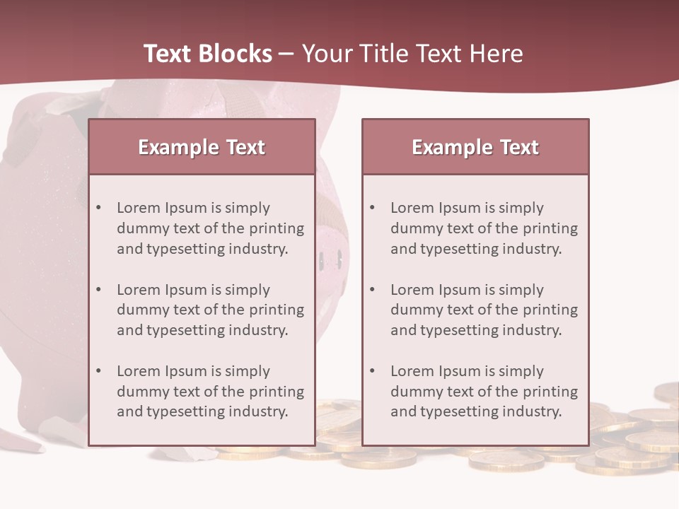 Finance Home Finances Recovery PowerPoint Template