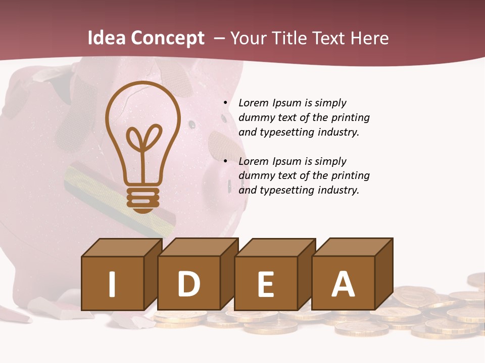 Finance Home Finances Recovery PowerPoint Template