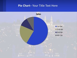 Illuminated Market Image PowerPoint Template