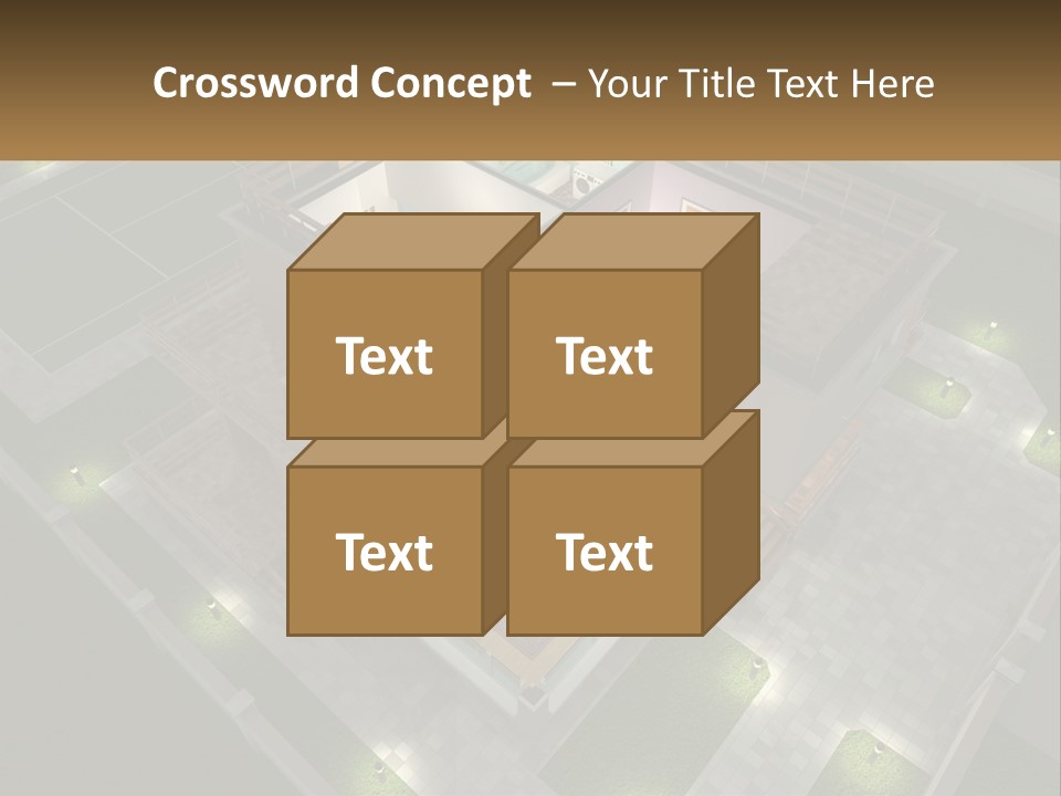 Carpet Wall Cut PowerPoint Template