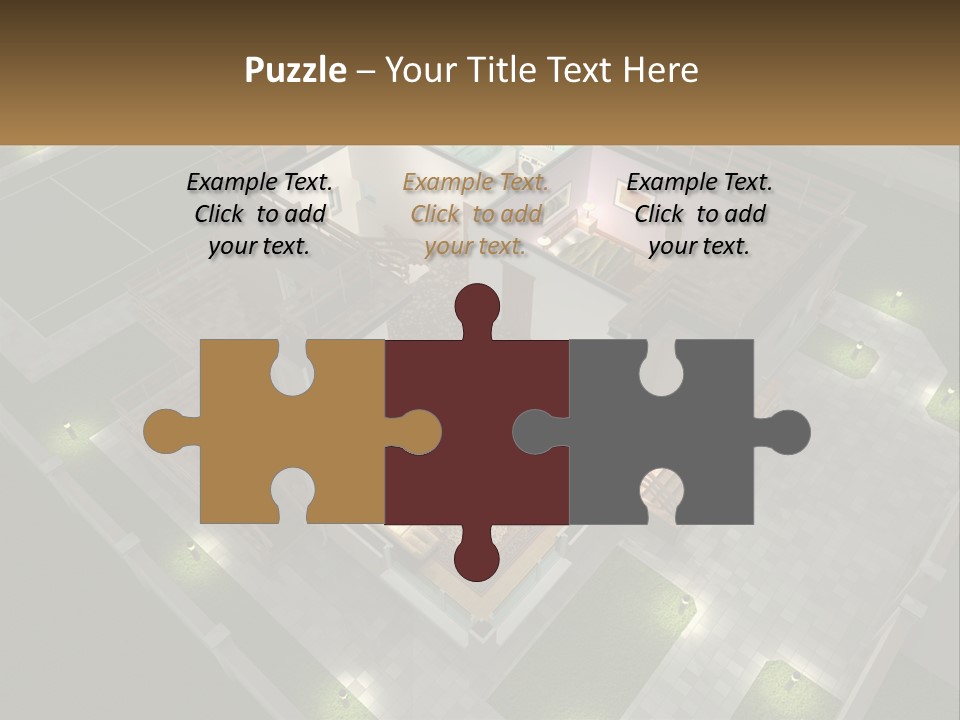 Carpet Wall Cut PowerPoint Template