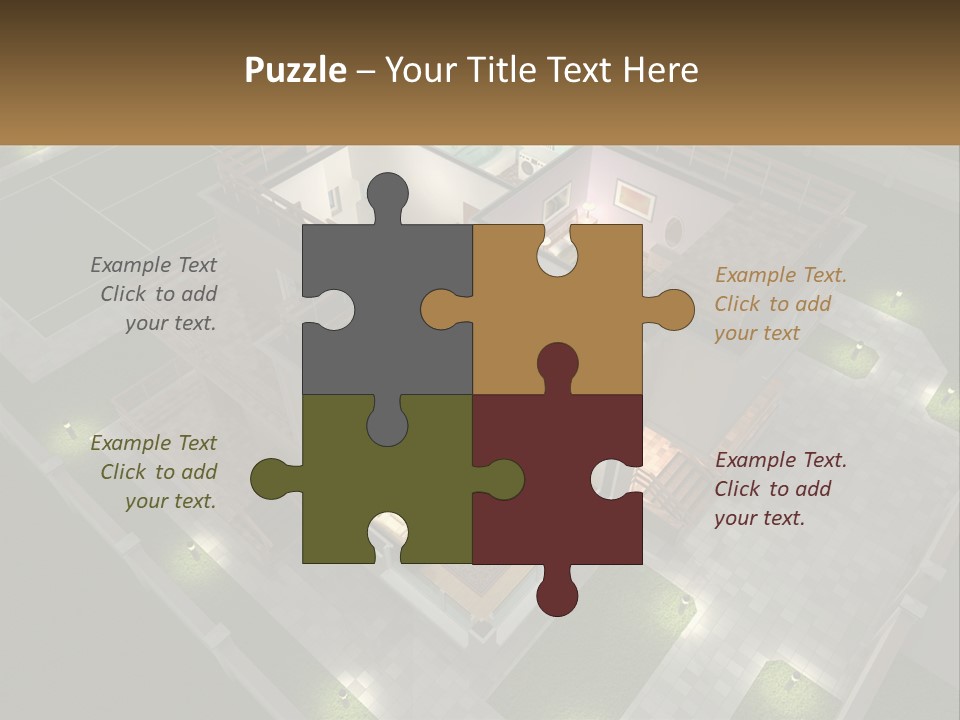 Carpet Wall Cut PowerPoint Template