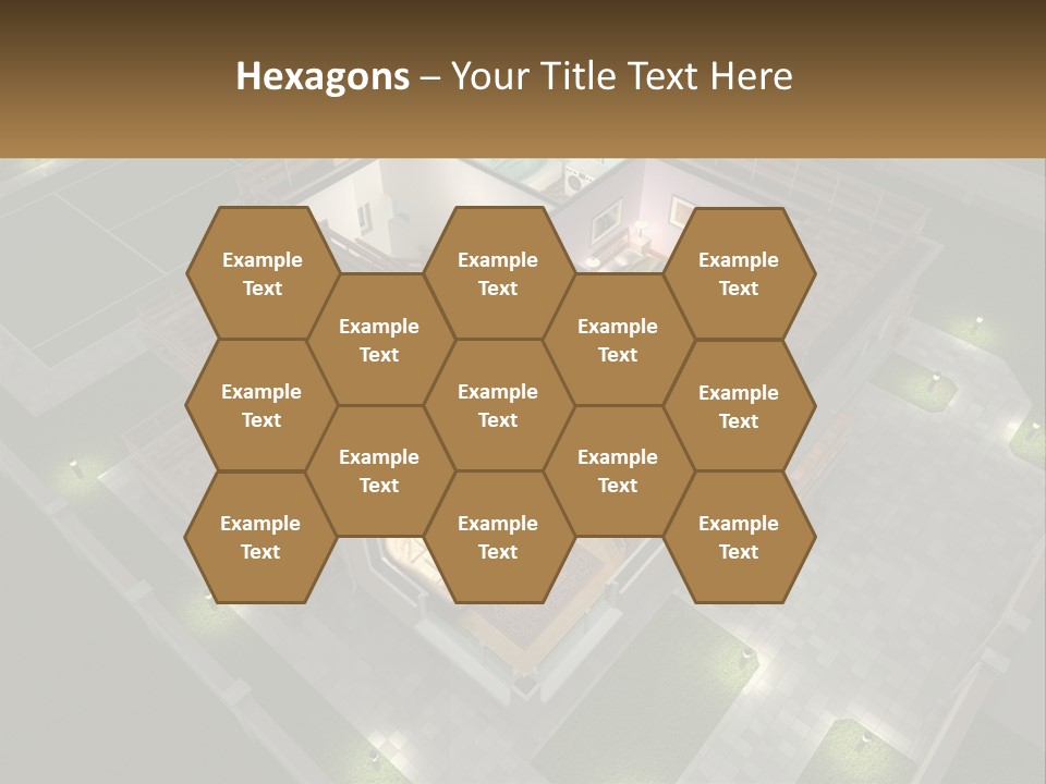 Carpet Wall Cut PowerPoint Template