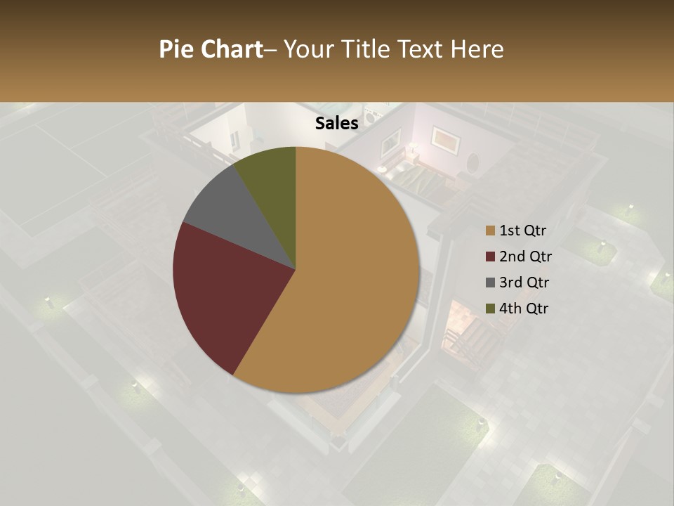 Carpet Wall Cut PowerPoint Template