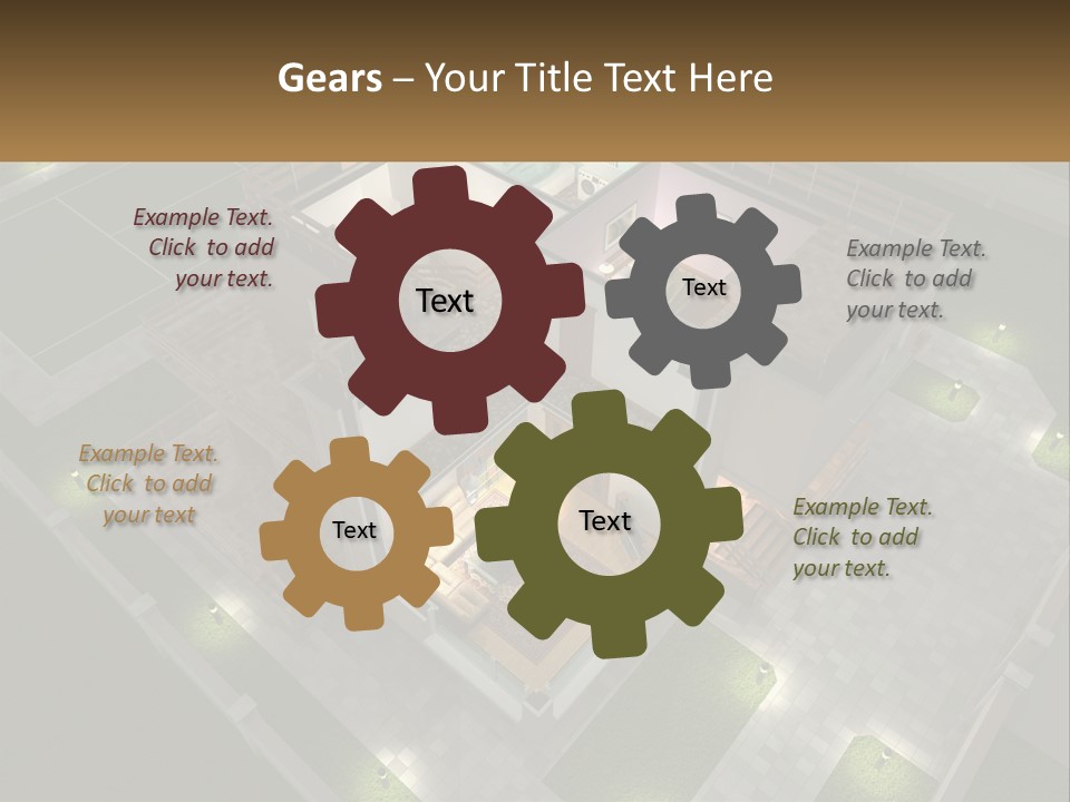 Carpet Wall Cut PowerPoint Template